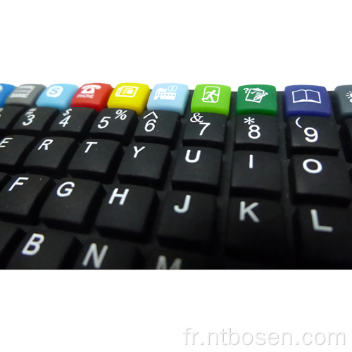 Prix ​​bas de haute qualité pour le clavier silicone personnalisé